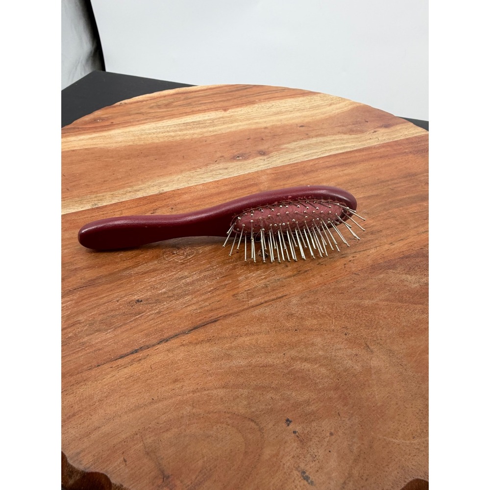 Pleasant Company American Girl Doll Brush Kids OS Burgundy Wire Bristle Vintage